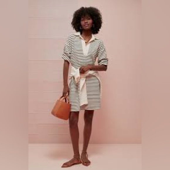 Tuckernuck Ashton stripped shirtdress - Picture 4 of 8